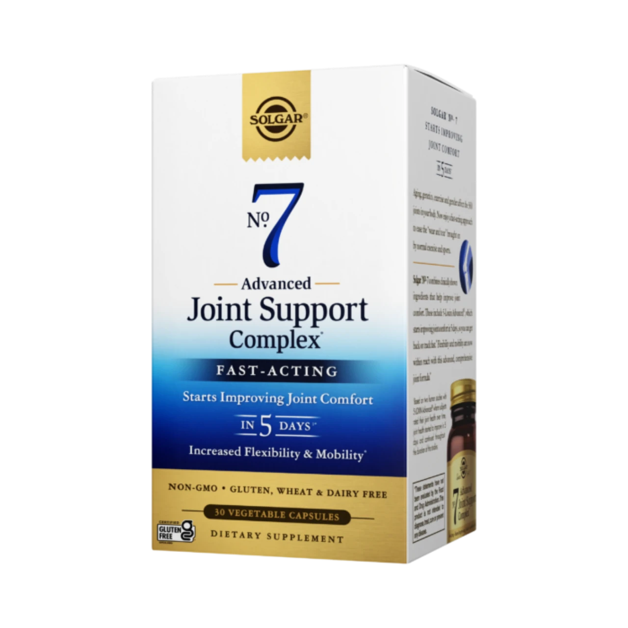 Solgar No. 7 Vegetable Capsules - Promotes joint comfort and flexibility.