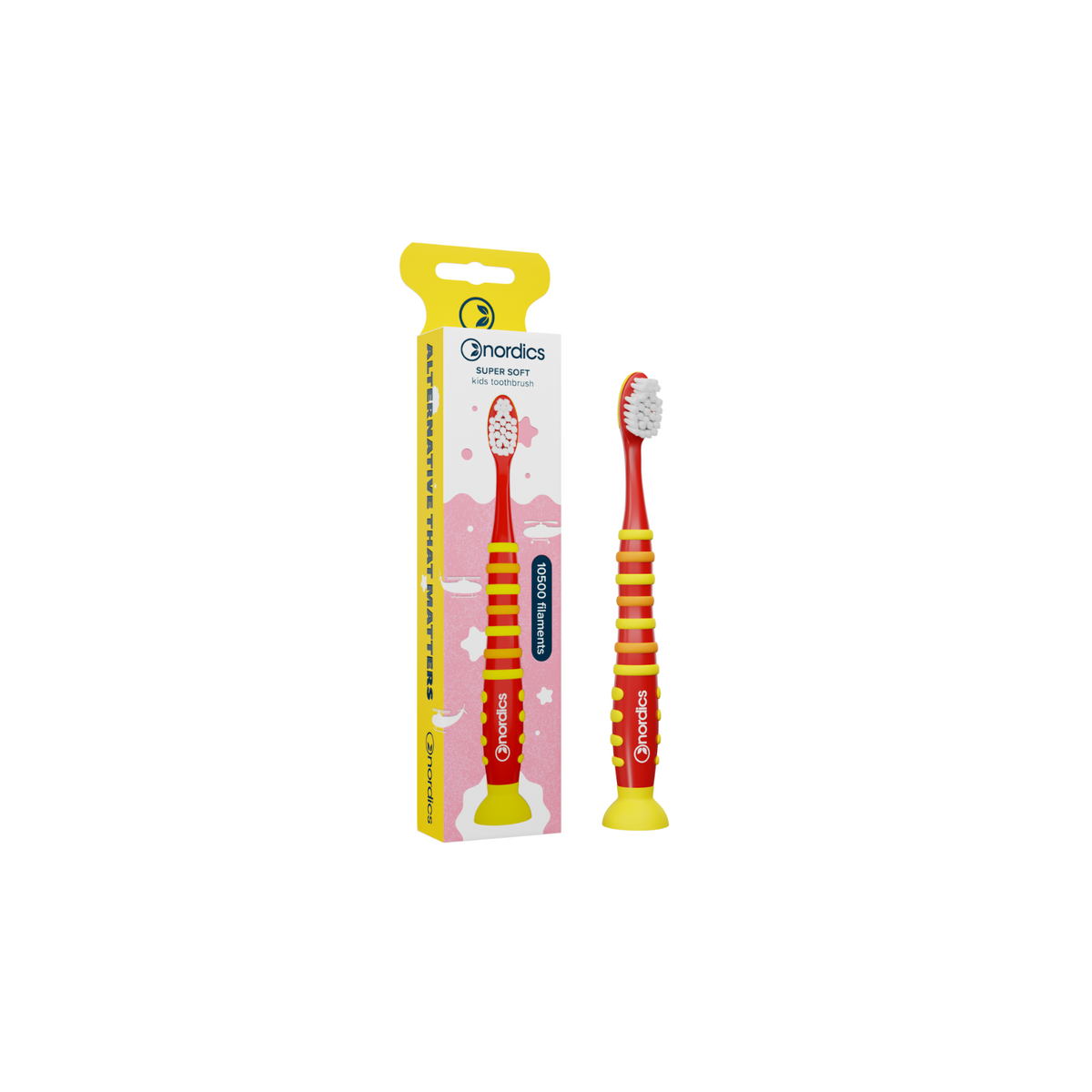 Nordics ROCKET Yellow/Blue SOFT 10500 toothbrush Kids (4+ y)