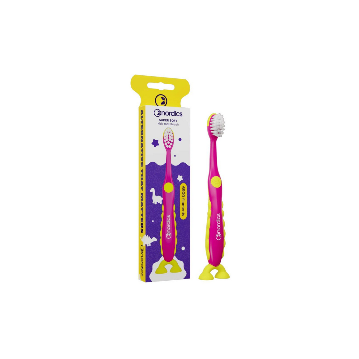 Nordics Ortho Purple/Purple SOFT toothbrush