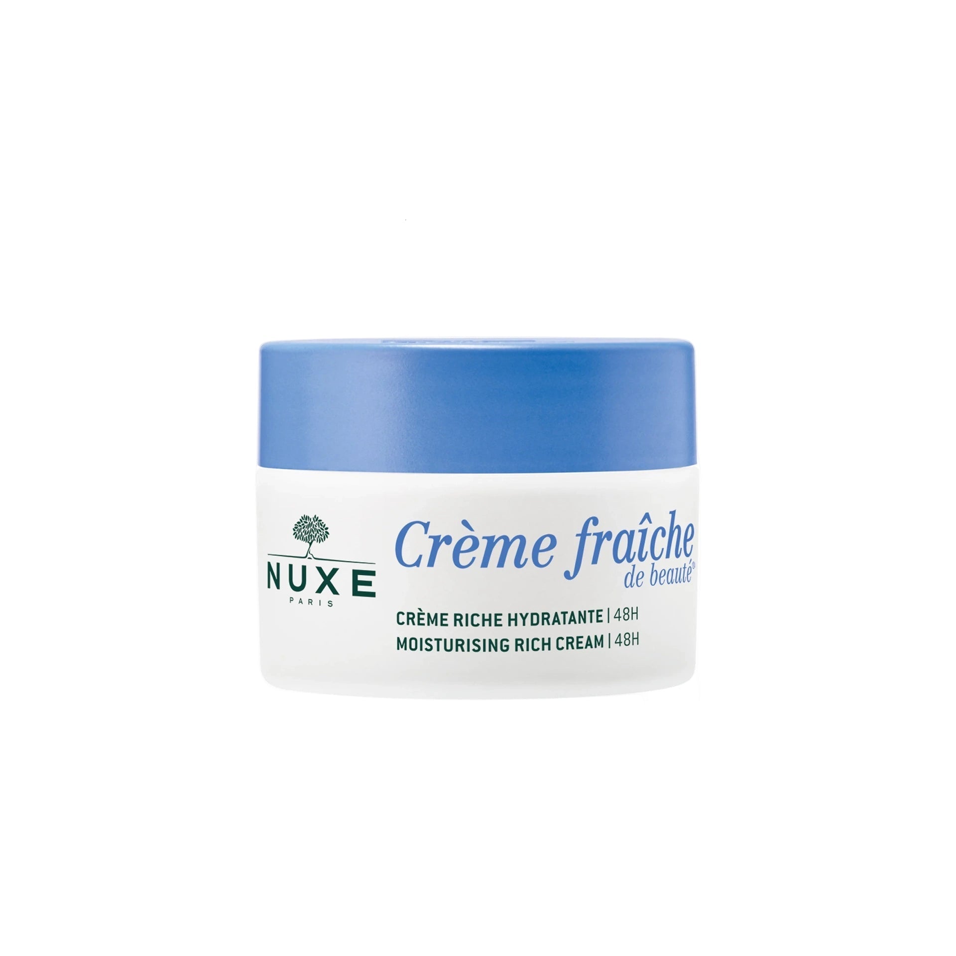 Nuxe Creme Fraiche de Beaute Moisturizing Rich Cream 48H – Nourishing, hydrating face cream for dry skin with Red Algae extract.