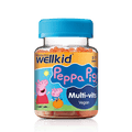 Vitabiotics Wellkid Peppa Pig Multi-Vitamins - Children's health support with essential vitamins.