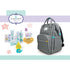 Pharmasept Baby Starting Bag with 9 baby care essentials and 2 travel-size products.
