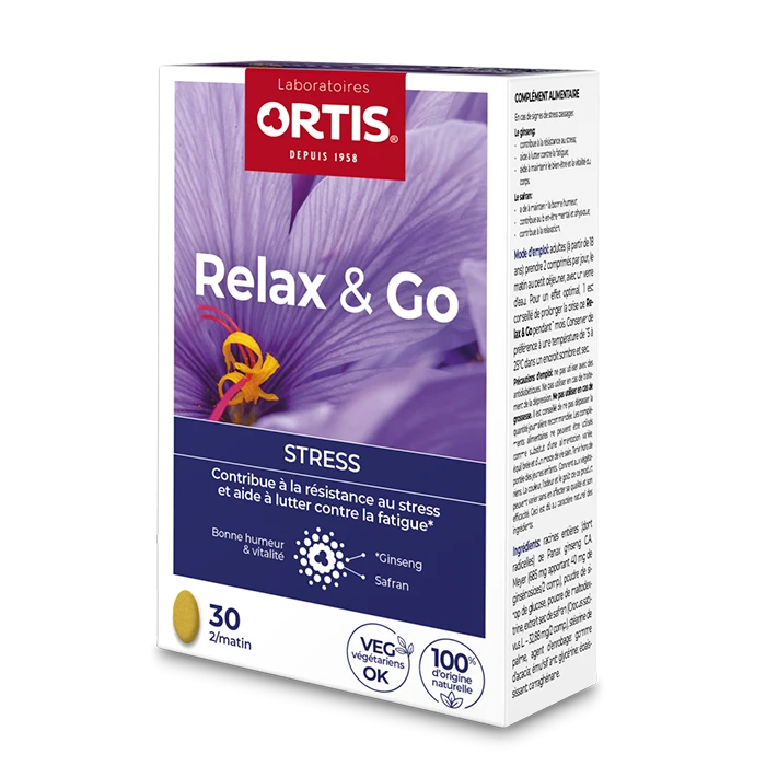 Ortis Relax &amp; Go - Stress relief and mental well-being support.