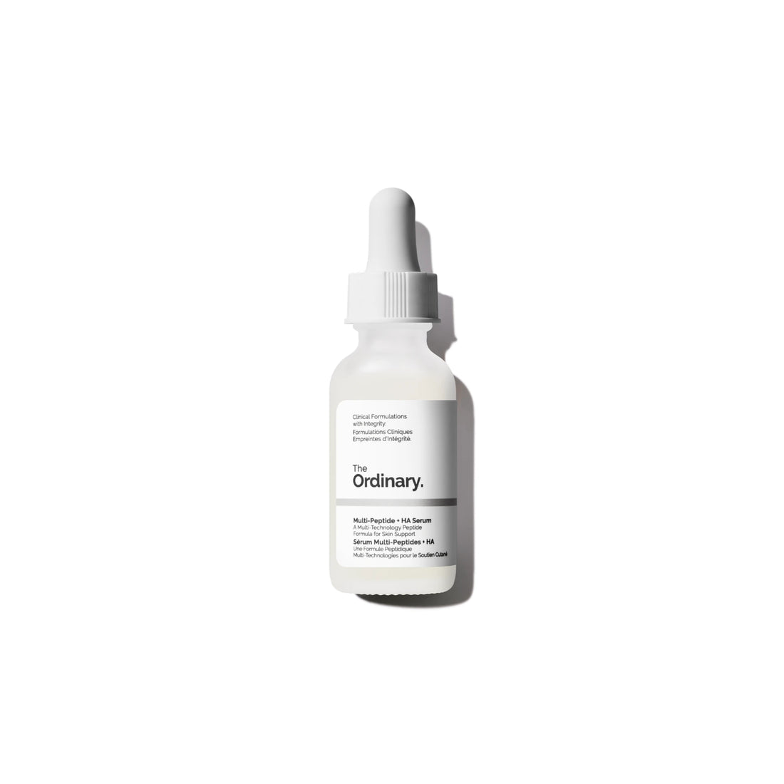 The Ordinary Multi-Peptide + HA Serum – Age-supporting peptide and hyaluronic acid serum to target fine lines, crow’s feet, and improve skin firmness.