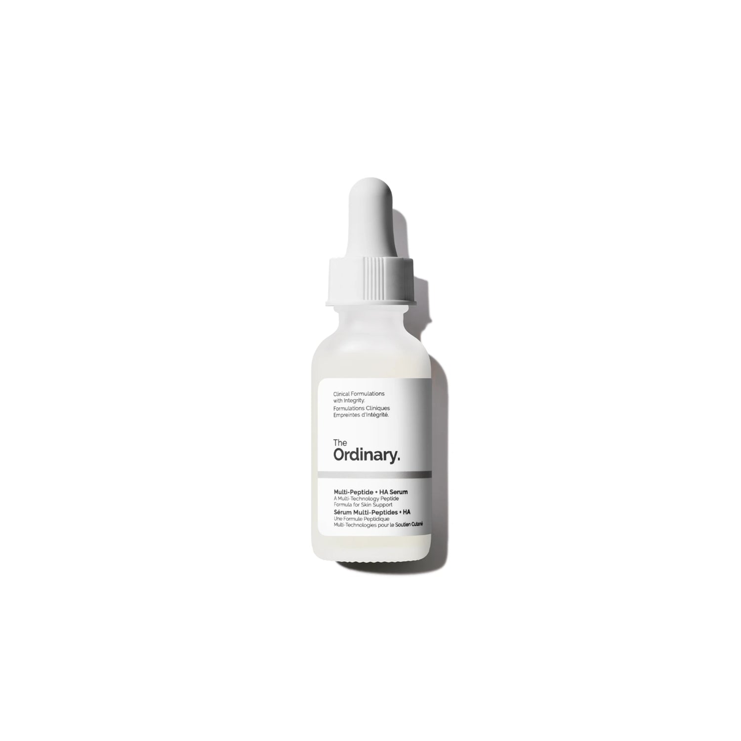 The Ordinary Multi-Peptide + HA Serum – Age-supporting peptide and hyaluronic acid serum to target fine lines, crow’s feet, and improve skin firmness.