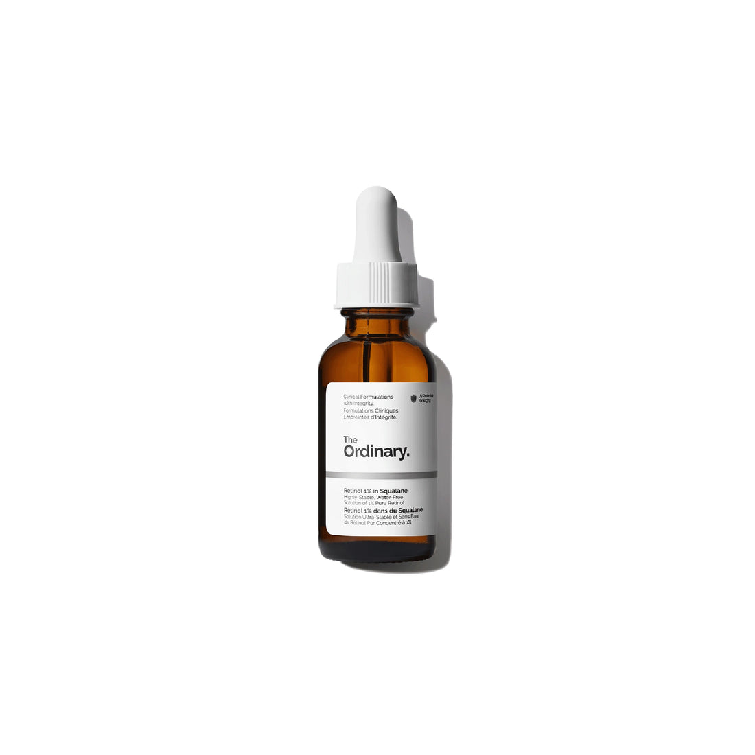 The Ordinary Retinol 1% in Squalane – High-strength anti-aging serum with retinol and squalane to smooth, hydrate, and rejuvenate skin.