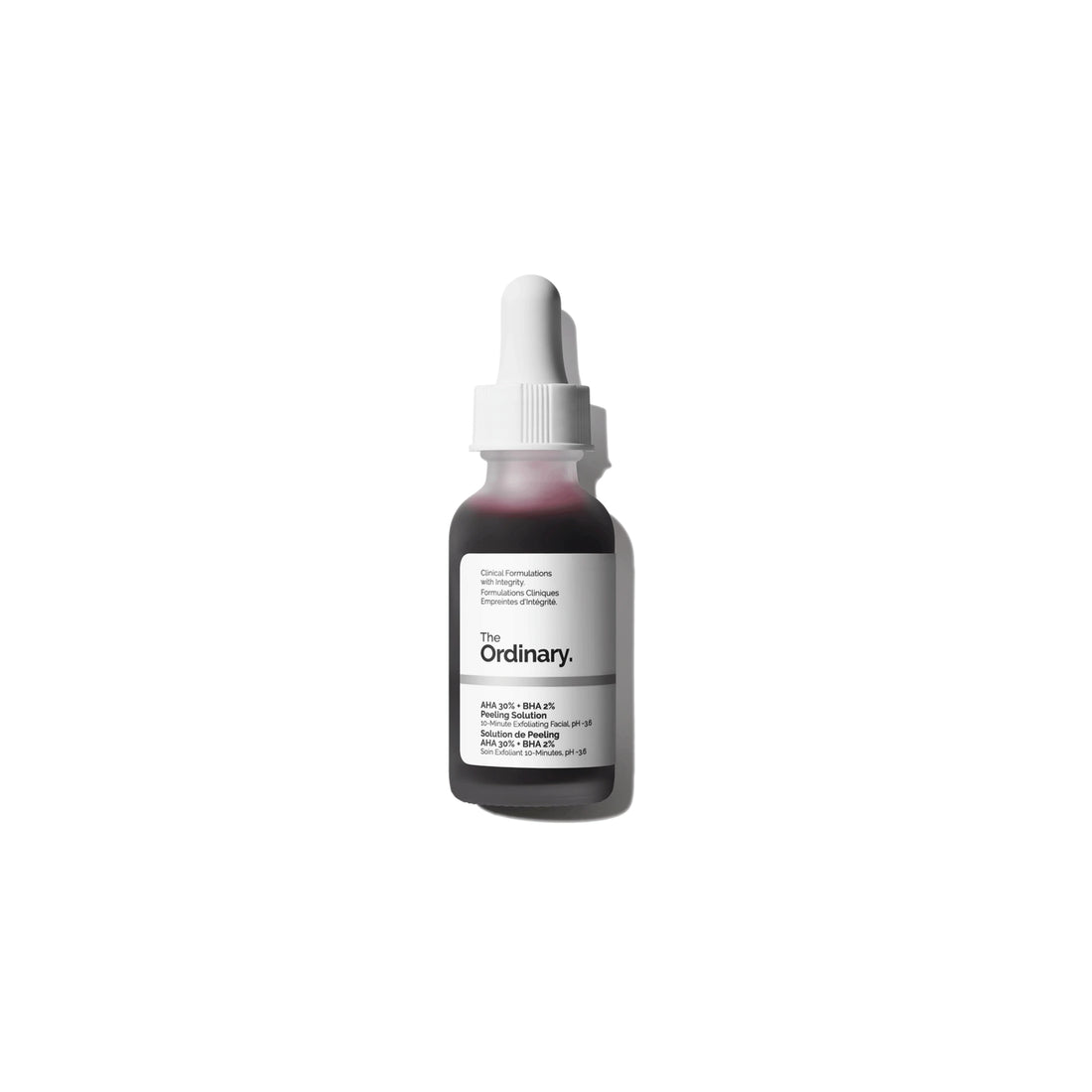 The Ordinary AHA 30% + BHA 2% Peeling Solution – high-strength exfoliating serum for smoother, radiant skin.