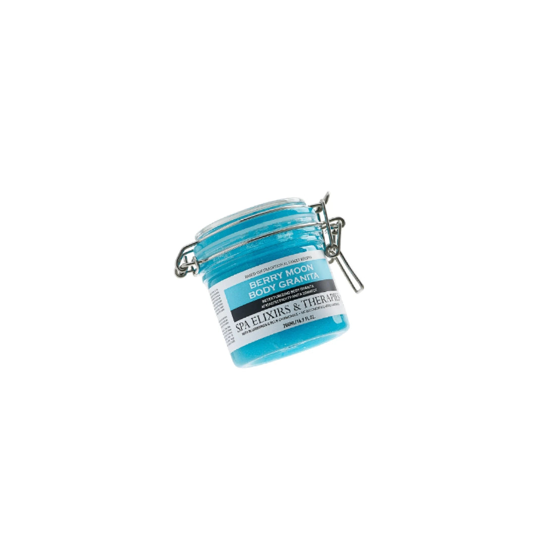 The Pionears Berry Moon Granita – A luxurious exfoliating body scrub with blackberries, blue chamomile, and nourishing oils for soft, glowing skin.