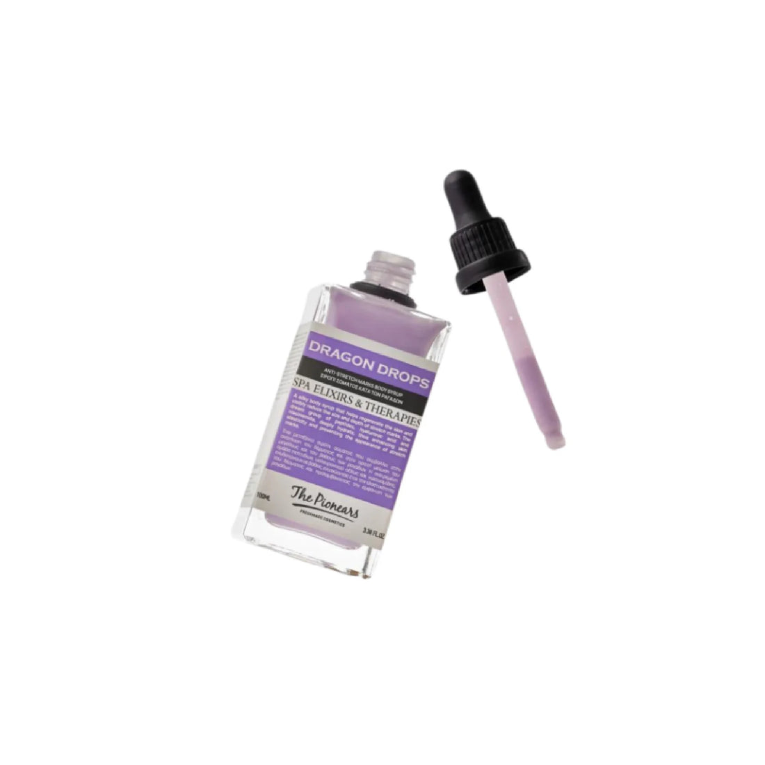 The Pionears Dragon Drops – Anti-stress marks body syrup with peptides, hyaluronic acid, and niacinamide for visibly firmer, hydrated skin.