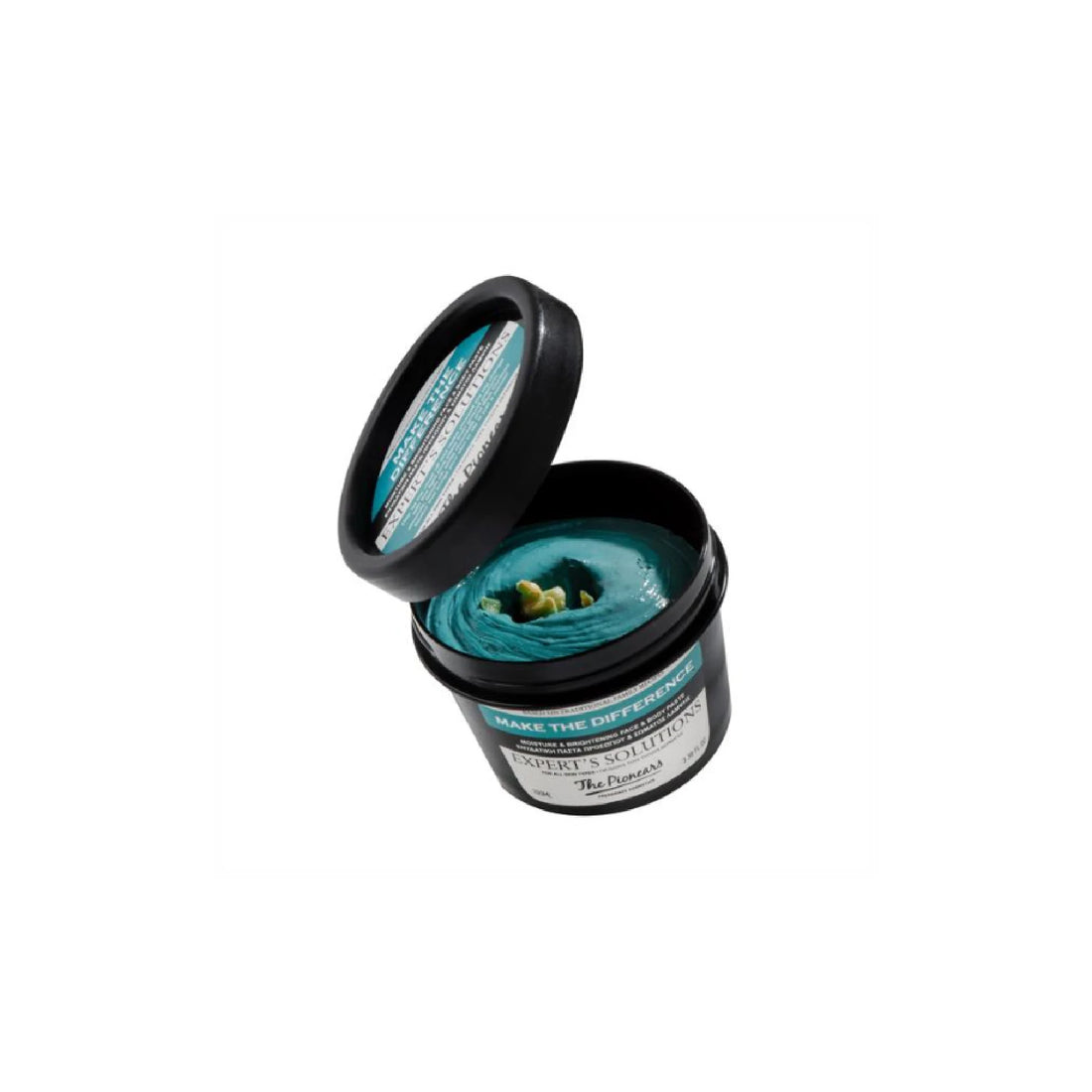The Pionears Make the Difference Mask – Exfoliating and hydrating mask with popcorn, almonds, and blue curacao for face and body.