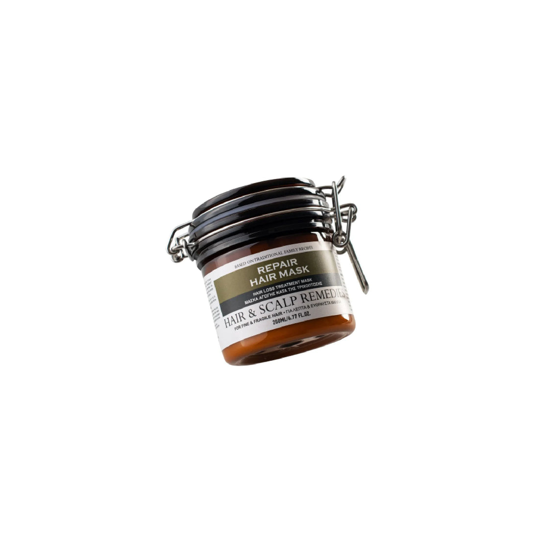 The Pionears Repair Hair Mask for hair loss treatment, enriched with amber oil, wheat proteins, and green tea extracts to promote growth and increase hair density.