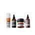 The Pionears Glow & Go Shiny summer glow box – includes bronzing drops, shimmer body butter, treatment oil, and SPF50+ sunscreen for radiant skin and hair.
