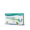 Thymotabs Nature throat lozenges with thyme and vitamin C.