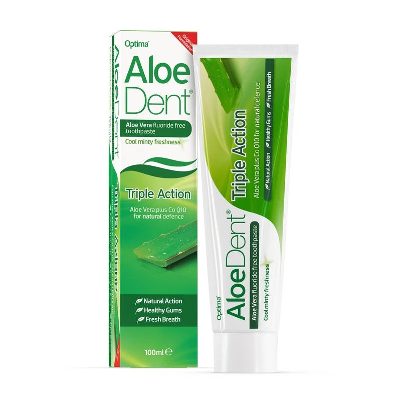 AloeDent Triple Action Toothpaste - Natural Oral Care