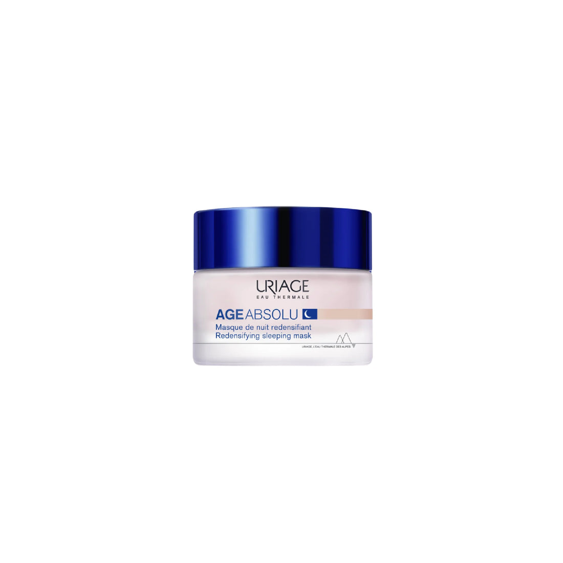 Uriage Age Absolu Redensifying Sleeping Mask for overnight anti-aging care.