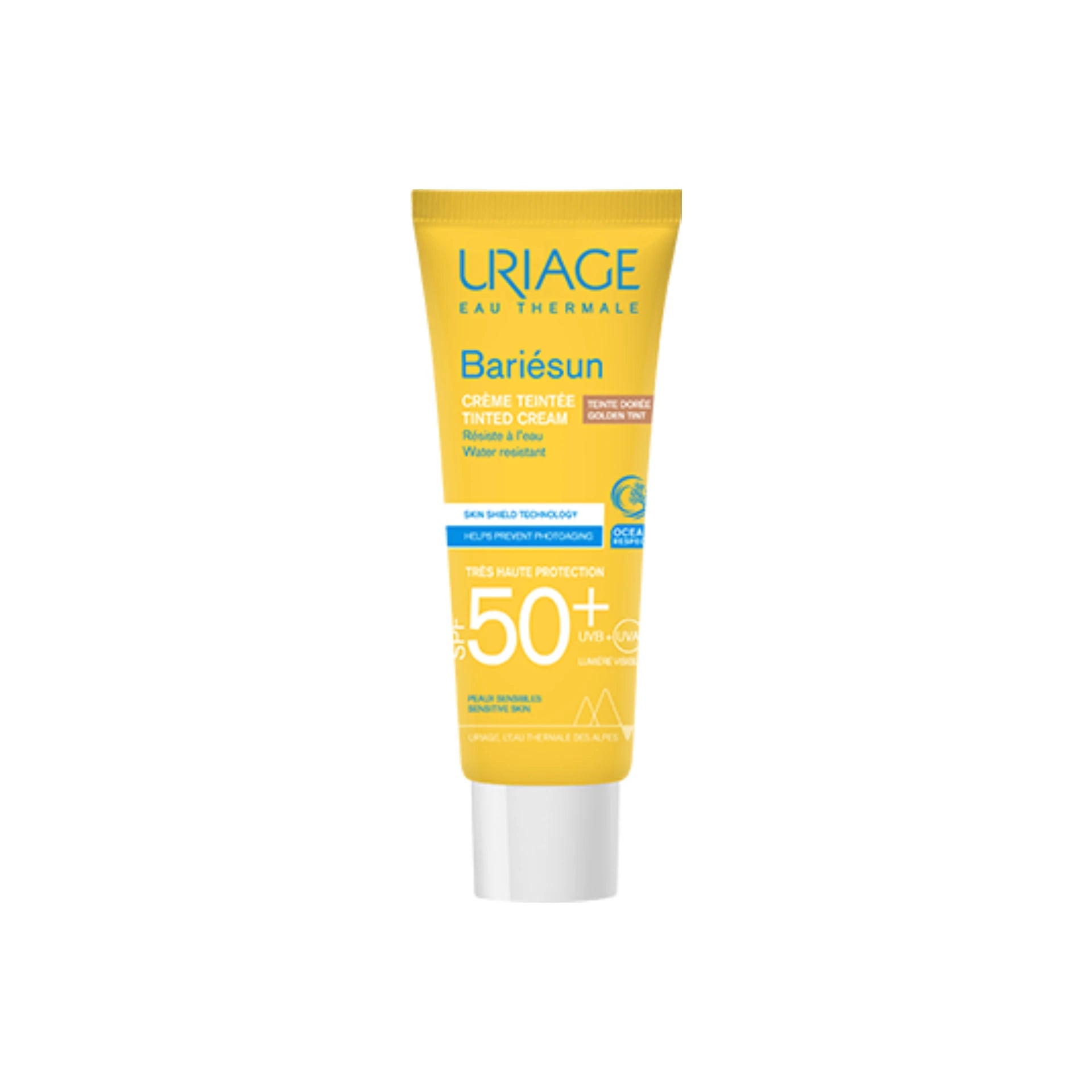 Uriage Bariésun Golden Tinted Cream SPF50+ – tinted sun protection for a luminous complexion.