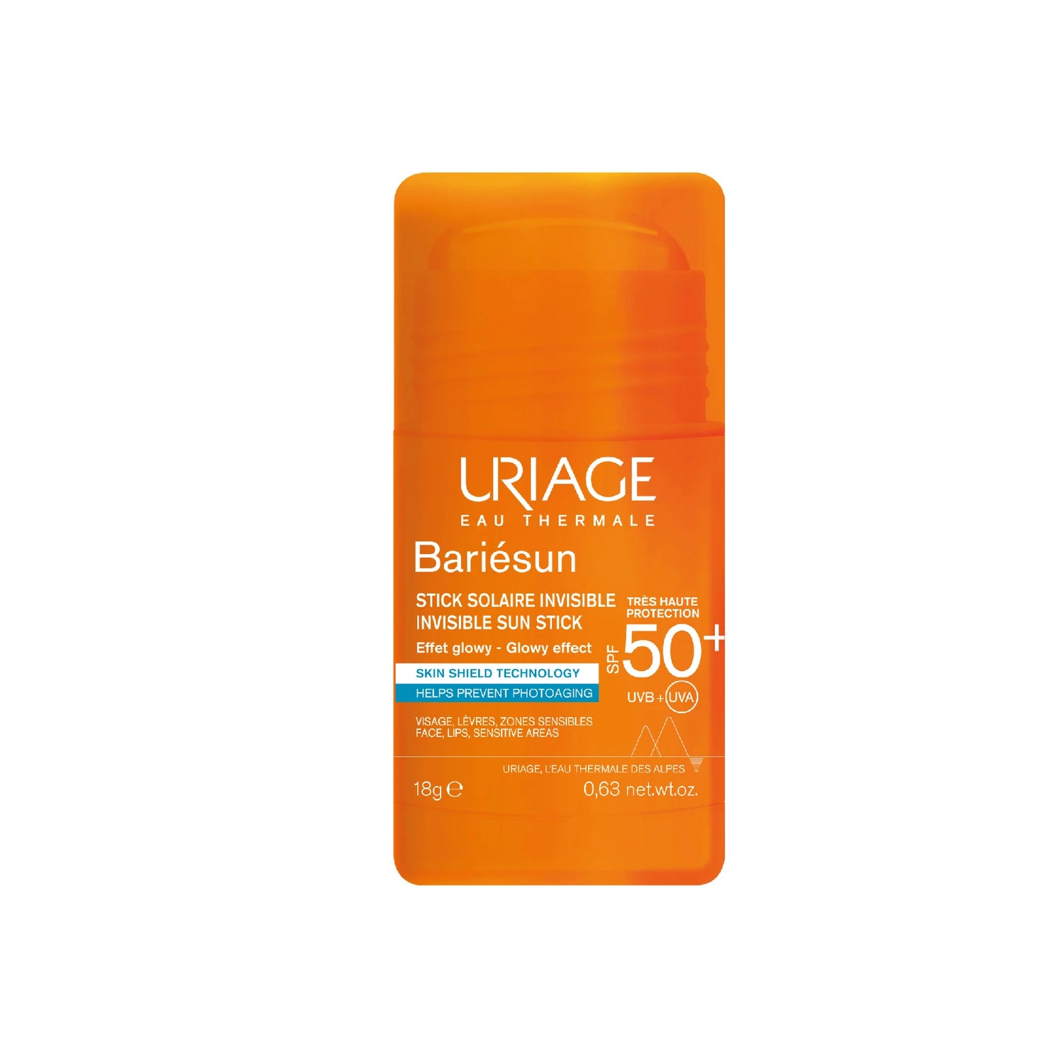 Uriage Bariesun Invisible Stick SPF50+ – compact sun protection for sensitive areas.