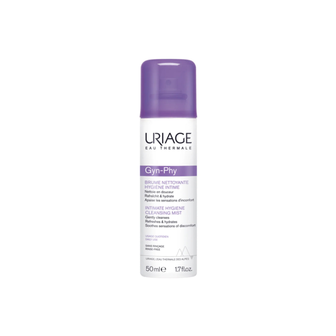 Uriage Intimate Hygiene Cleansing Mist for gentle daily care of intimate areas.