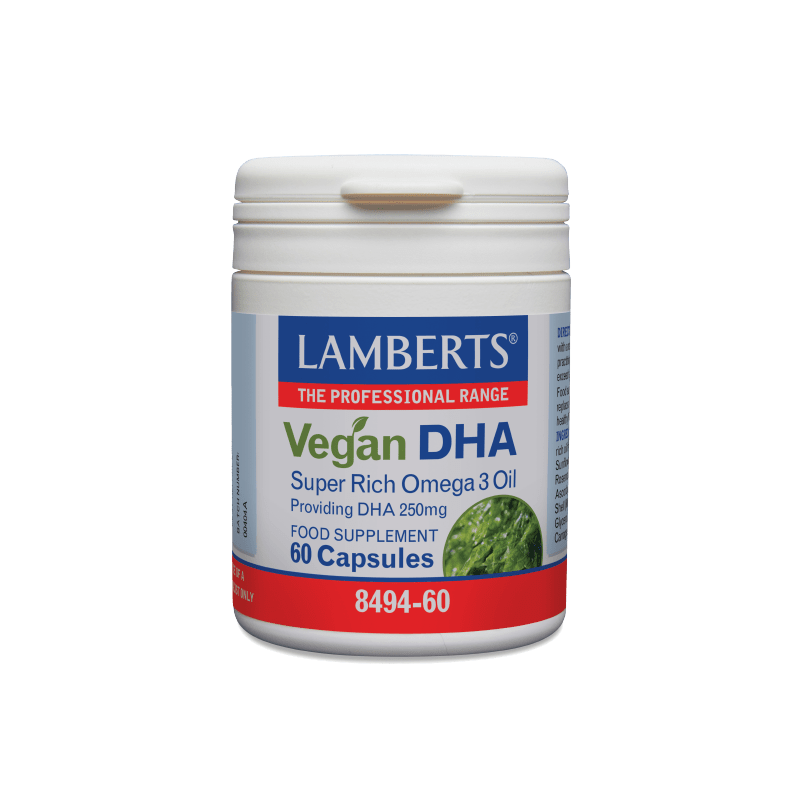 Lamberts Vegan DHA - Omega-3 support for brain, heart, and eyes.