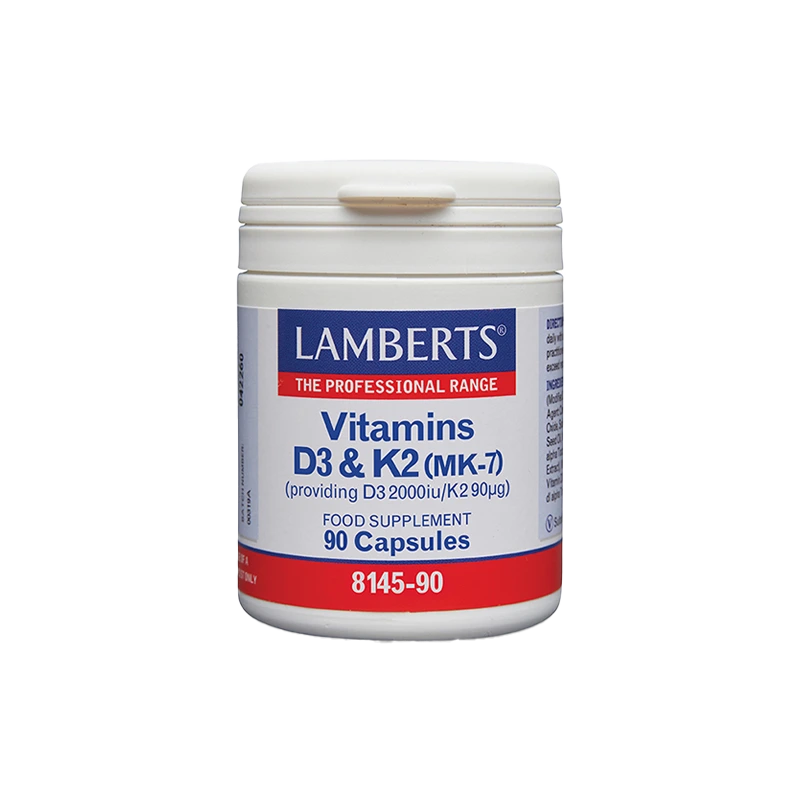 Lamberts Vitamin D3 2000iu &amp; K2 90 µg - Supports bone and cardiovascular health.