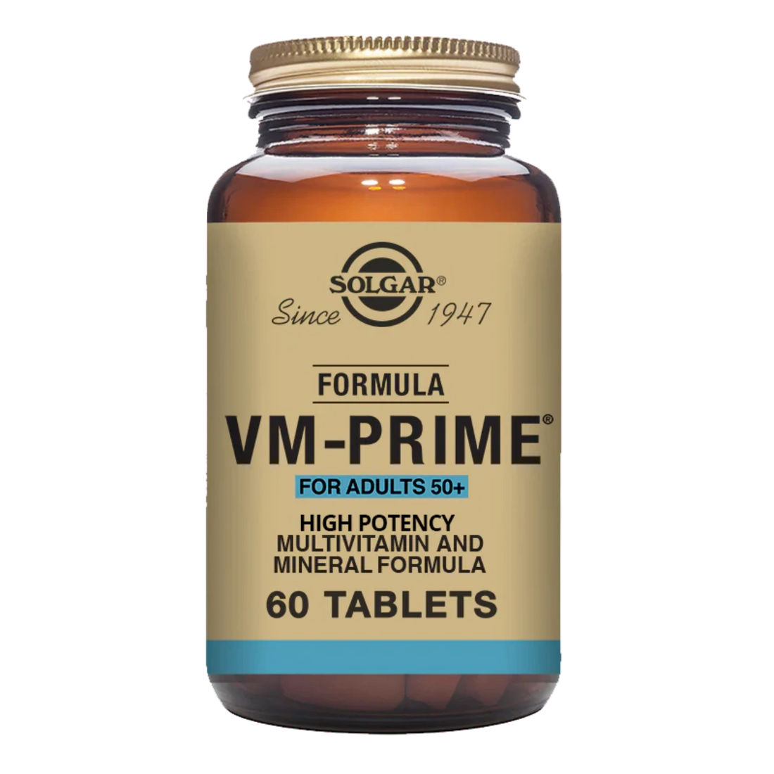 Solgar VM-Prime for Adults 50+ - Supports energy, immune health, and bone strength.